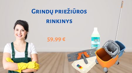 Grindų priežiūros rinkinys Grindų priežiūros rinkinys