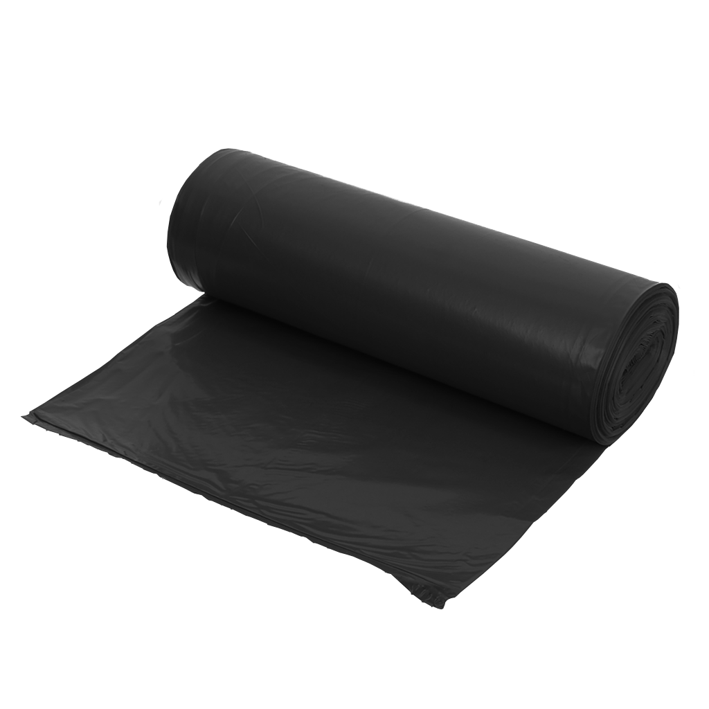20 L (50vnt) juodi HDPE maišeliai šiukšlėms